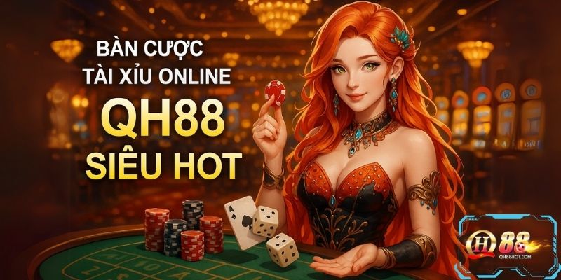 Tài xỉu online QH88 – Bàn cược siêu hot, hốt thưởng liền tay!